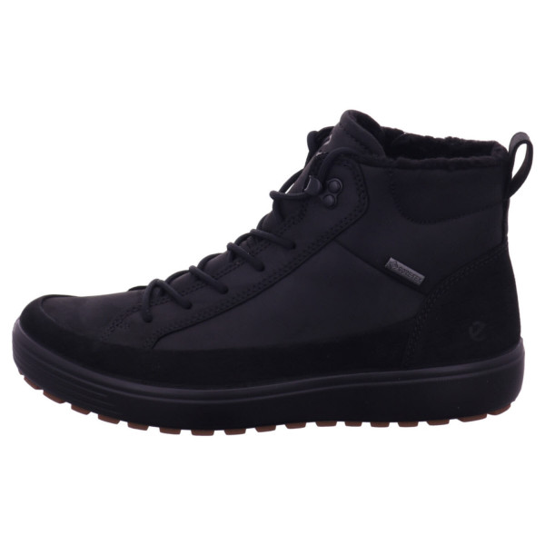 Ecco Soft 7 Tred High GTX BLACK/BLACK Scar/Oil Nubuck - Bild 1