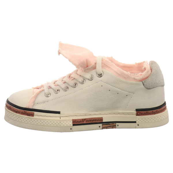 Rebecca White baby pink white bran canvas savana stripe - Bild 1
