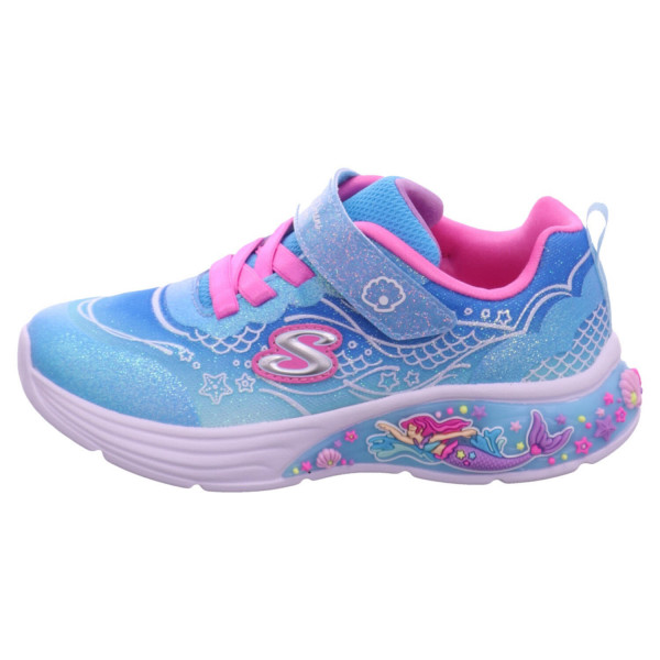 Skechers Lighted Mermaid Wrap Blau Textil - Bild 1