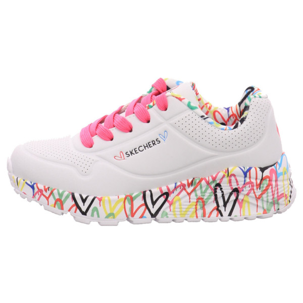 Skechers UNO LITE - LOV… Weiss Synthetisches Gummi - Bild 1