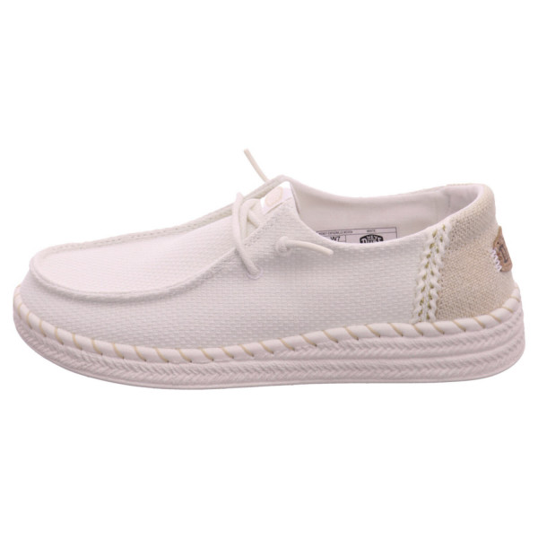 Hey Dude Wendy Espadrille woven white Textil - Bild 1