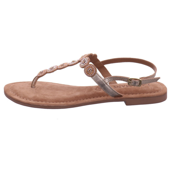 Lazamani beads small sandals gold Glattleder - Bild 1