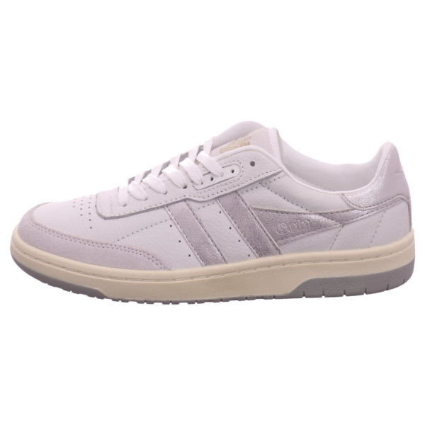 Gola Falcon Mirror white silver Glattleder/ Nubuk - Bild 1
