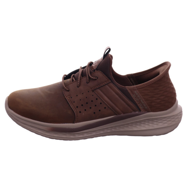Skechers SLIP-INS RF: Dark Brown Glattl./ Textil - Bild 1