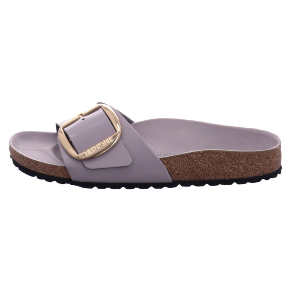 Birkenstock Madrid Big Buckle High-Shine Stone Coi Naturleder Lack - Bild 1