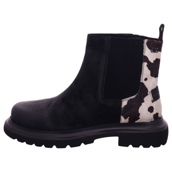 Lazamani haidy chelsea boot black white pony hair back - Bild 1