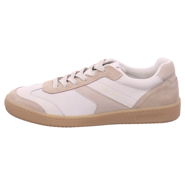 Marc O'POLO Sneaker white cotton/light d Glattleder/ Nubuk - Bild 1
