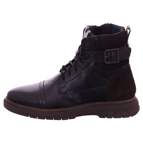 Bullboxer dark brown navy Glattleder - Bild 1