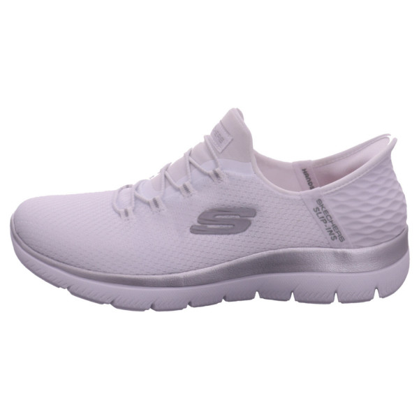 Skechers Mesh Bungee Slip-Ins Weiß Textil - Bild 1