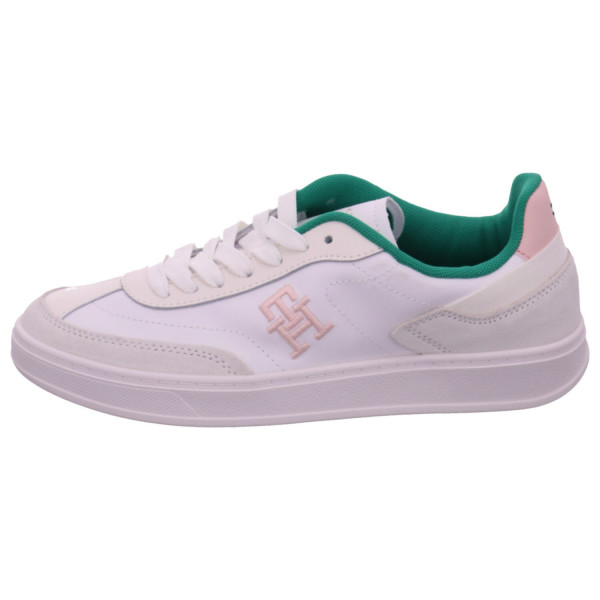 Tommy Hilfiger TH HERITAGE COURT SN 0K4 White/Olympic Gr Glattl./ Nubuk - Bild 1