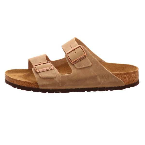 Birkenstock Arizona BS schmal Tabacco Brown Glattl. geölt - Bild 1