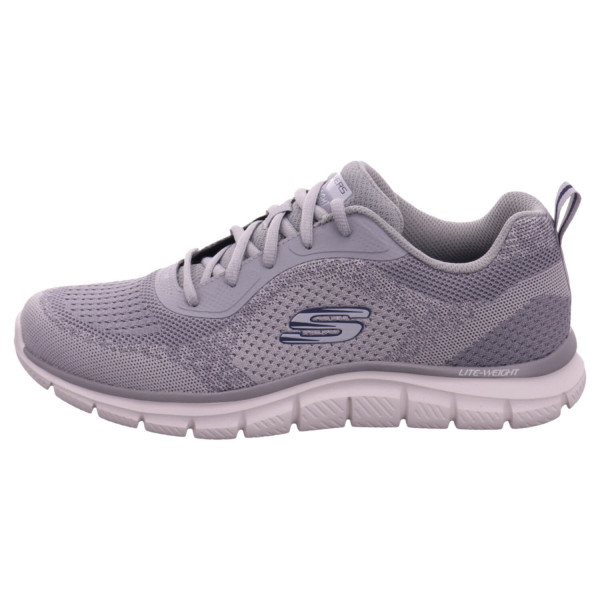 Skechers Knit Lace Up Sneaker Grau Polyester - Bild 1