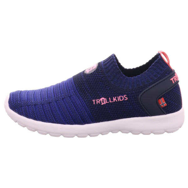 Trollkids Kids Oslo Sneaker la navy/magenta Textil - Bild 1