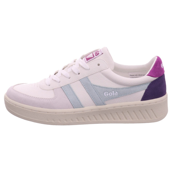 Gola Grandslam Trident white surf foxglove Syn./ Nubuk - Bild 1