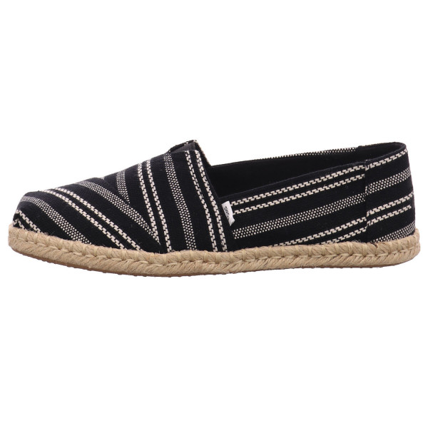 Toms Alpargata Rope blacl lobal stripe Textil - Bild 1