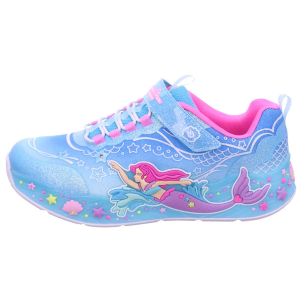 Skechers Lighted Mermaid Wrap Blau Textil - Bild 1