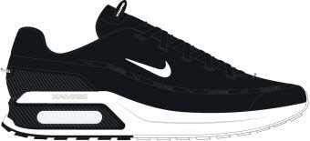 Nike AIR MAX BIA BLACK/WHITE