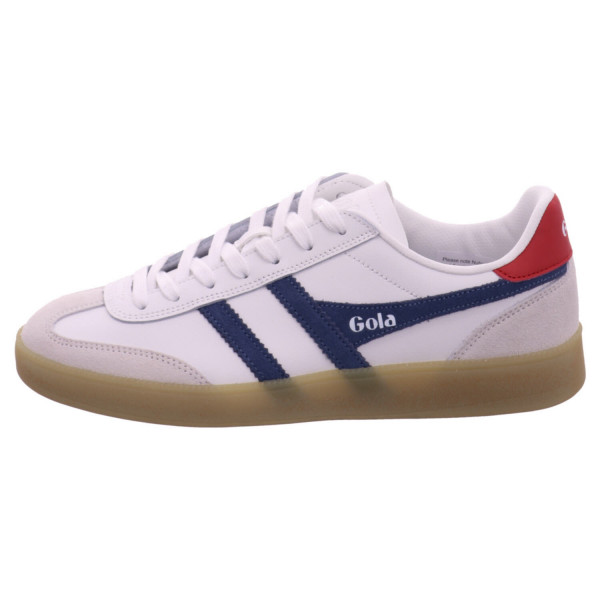 Gola Viper leather white moonl. red Glattl./ Nubuk - Bild 1