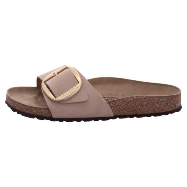 Birkenstock Madrid Big Buckle Sandcastle Nubukleder - Bild 1