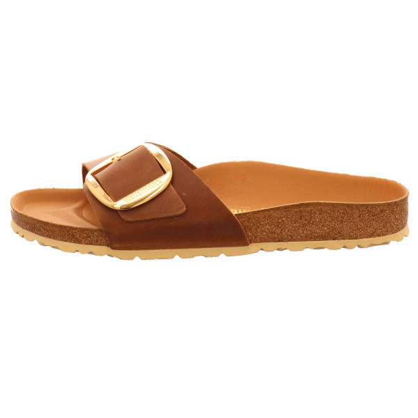 Birkenstock Madrid Big Buckle FL Cognac HEX Glattleder - Bild 1