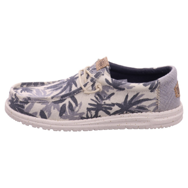 Hey Dude Wally palm jute egret cloud blu Textil - Bild 1