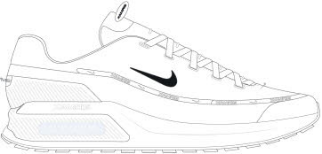 Nike AIR MAX BIA WHITE/BLACK-WOLF GRE