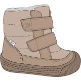 Wheat Daxi Tex 2487 rose powder 50% Leather and 50%