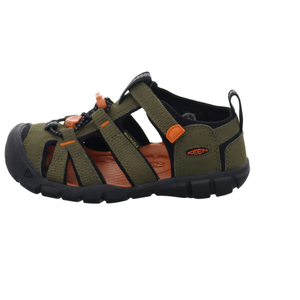 Keen SEACAMP II CNX DARK OLIVE/GOLD FLAM Syn./ Textil - Bild 1