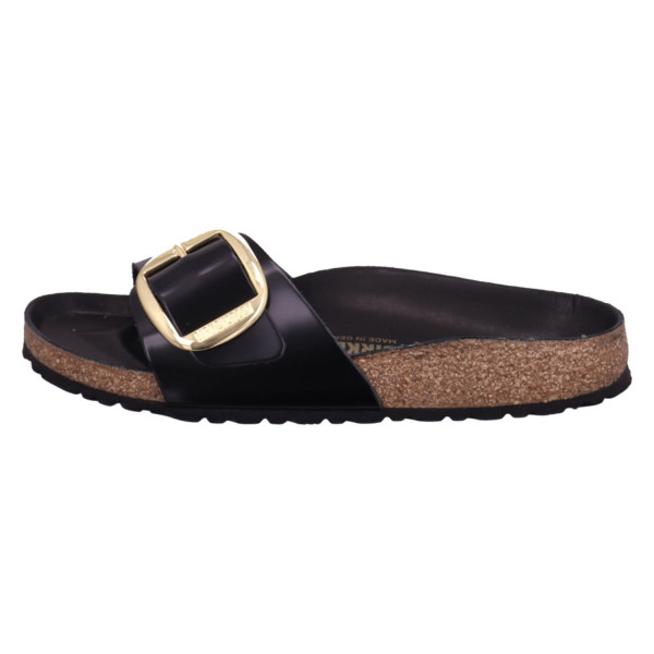 Birkenstock Madrid Big Buckle High-Shine Black Naturleder Lack - Bild 1