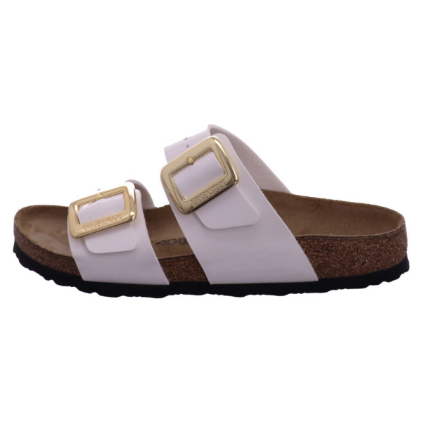 Birkenstock Sydney Cushion Buckl Patent White Birko-Flor Lack - Bild 1