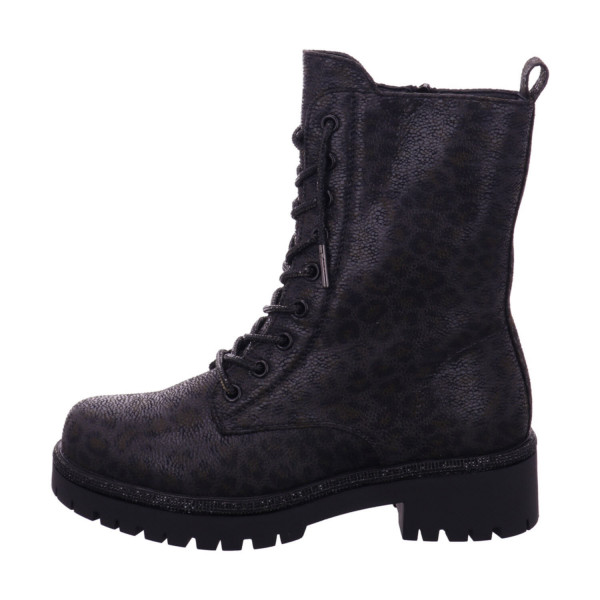 La Strada black vlack pu stone laces - Bild 1