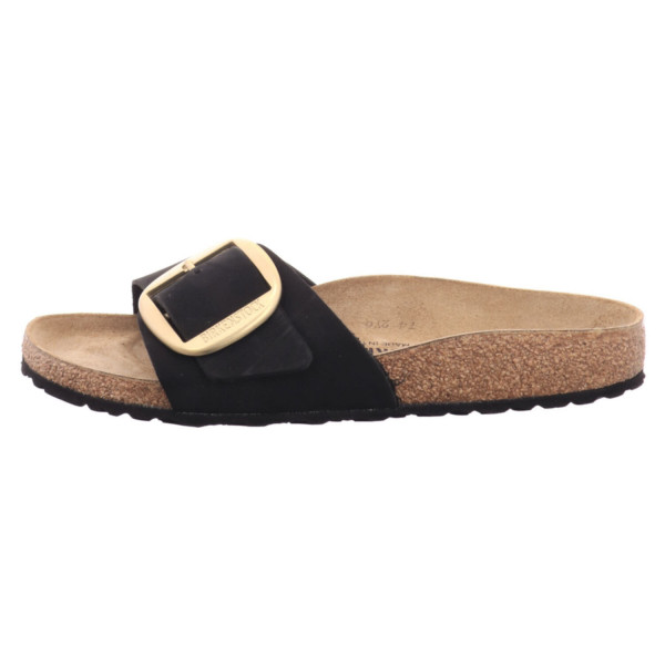 Birkenstock Madrid Big Buckle black nubuck - Bild 1