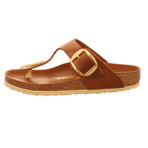Birkenstock Gizeh Big Buckle cognac Glattleder - Bild 1