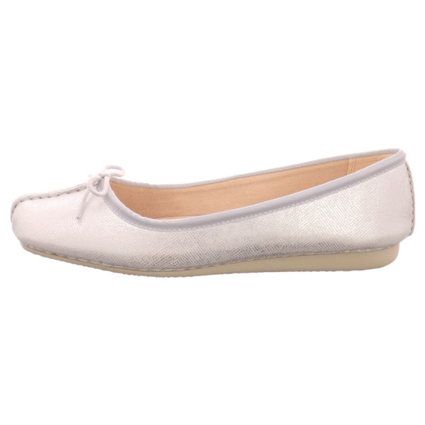 Clarks Freakly Ice silber Glattleder - Bild 1