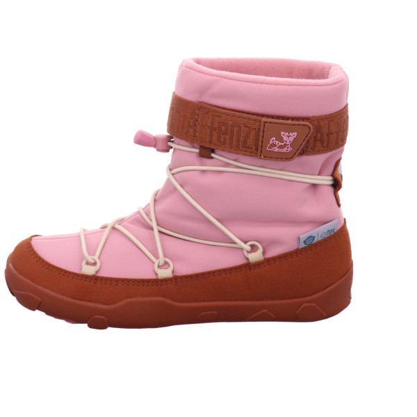 Affenzahn Reh vegan Snowy braun rosa Textil - Bild 1