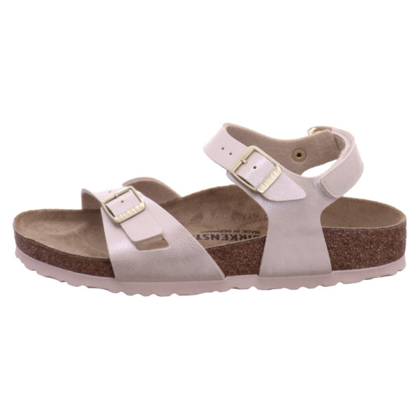 Birkenstock Rio AS Kids schmal Graceful Pearl White Birko-Flor - Bild 1