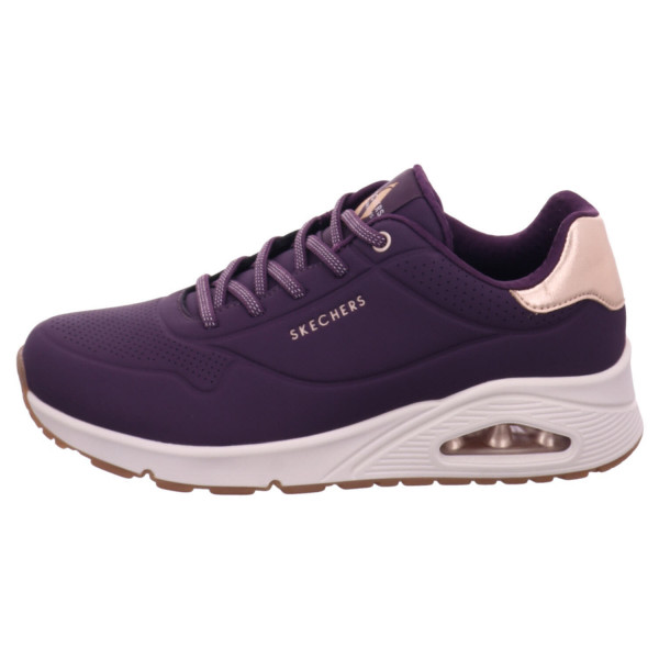 Skechers UNO - SHIMMER AWAY Dark Purple Durabuck/ Rosegold D - Bild 1